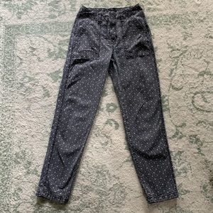 American Eagle Straight Leg Floral Pants